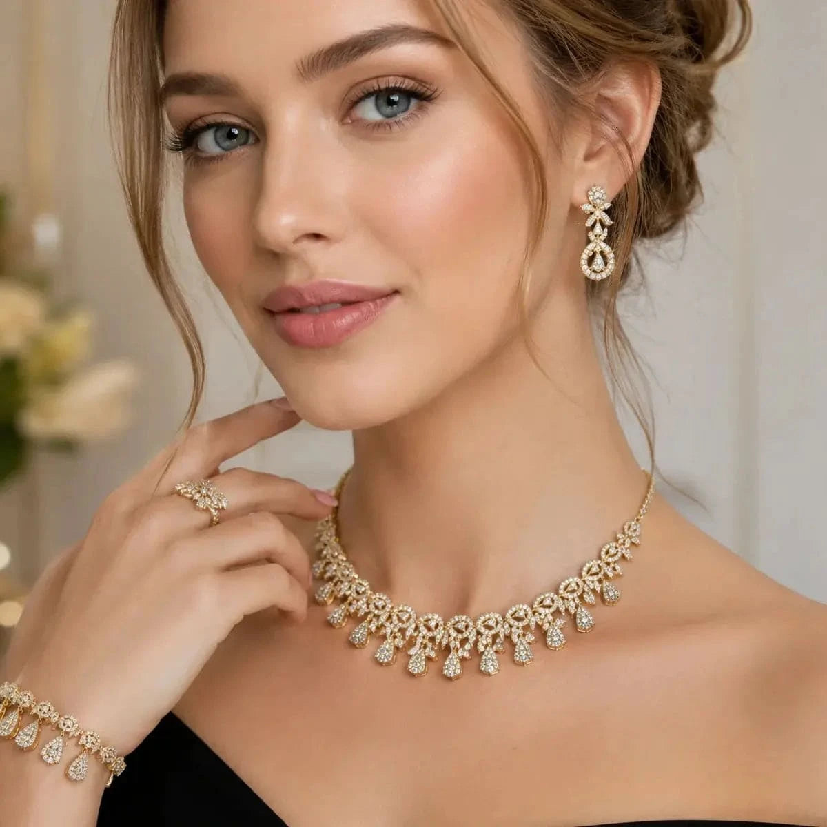 Elegant Bridal Jewelry Set - HAFIZ & CO