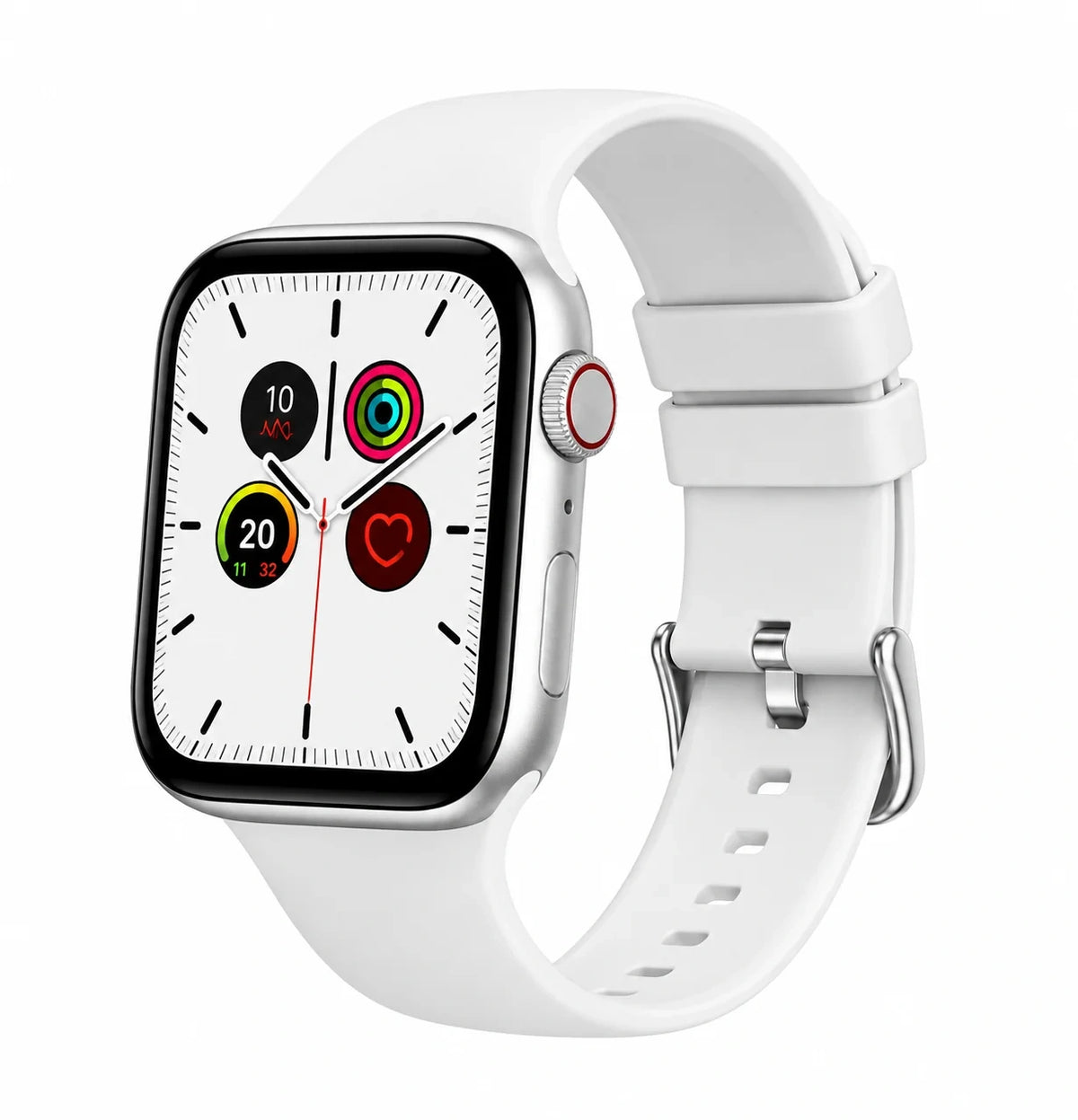 Men's HAFIZ & CO smart watch with multi-color display, featuring fitness tracking and digital interface.