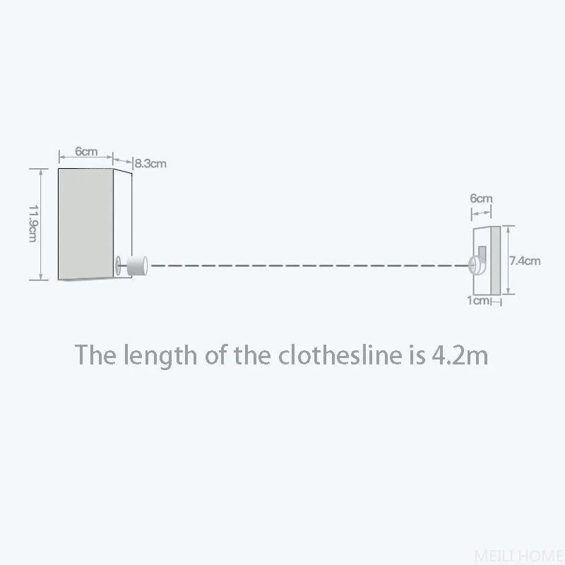 Telescopic Clothesline Clothes Drying Rope - HAFIZ & CO