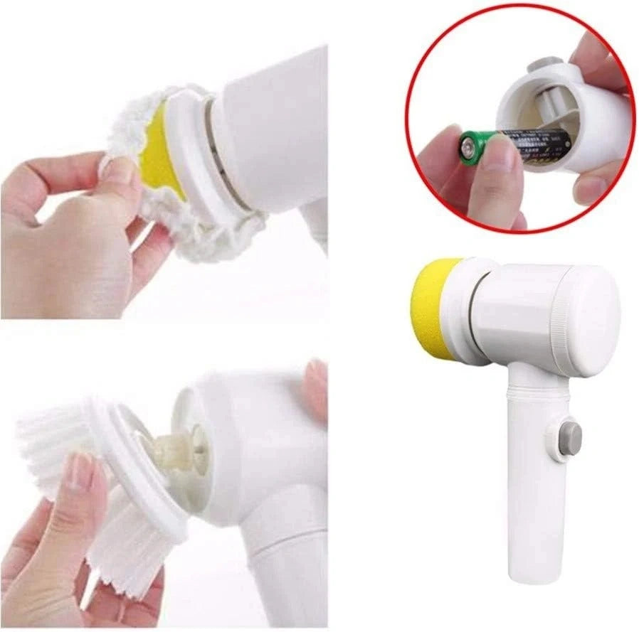 Cleaning Magic Electric Brush (5-in-1) - HAFIZ & CO