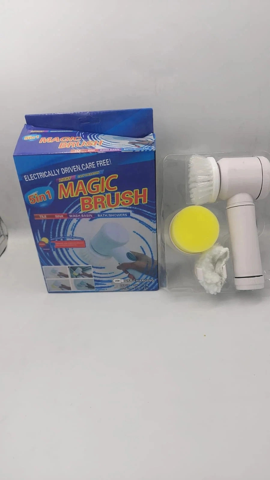 Cleaning Magic Electric Brush (5-in-1) - HAFIZ & CO