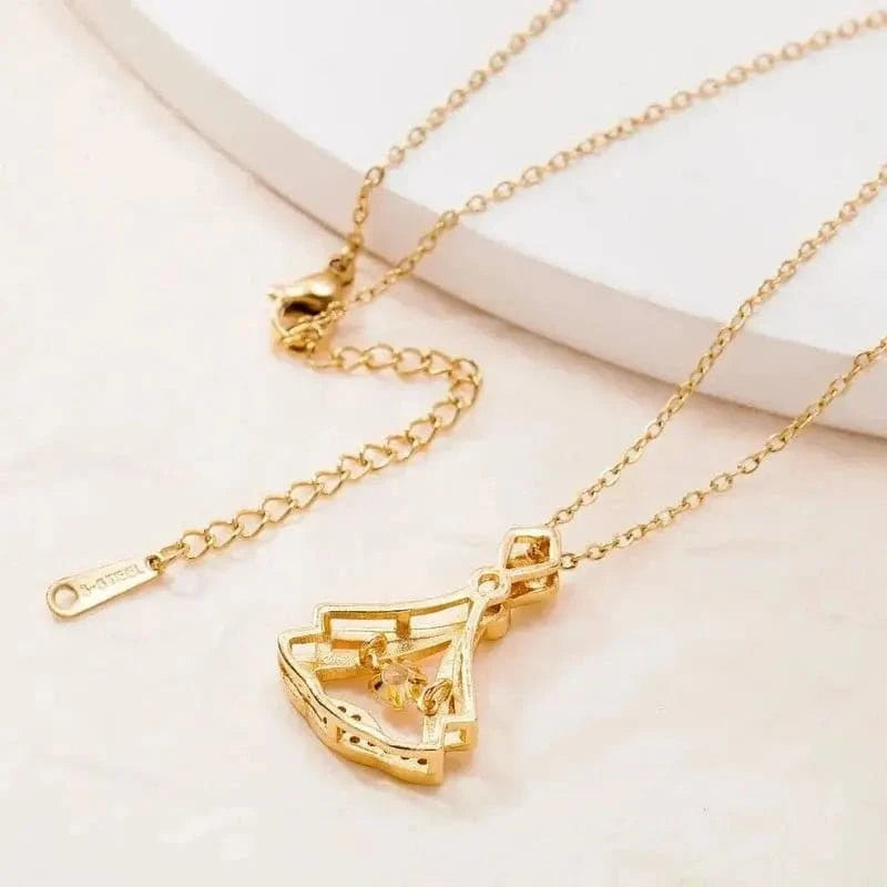 Rhinestone Decor NecklaceHAFIZ & CO