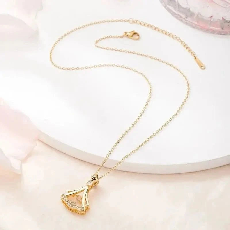 Rhinestone Decor NecklaceHAFIZ & CO