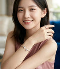 Silver Luxe Band Kada set by HAFIZ AND CO featuring elegant bangles with intricate design details.