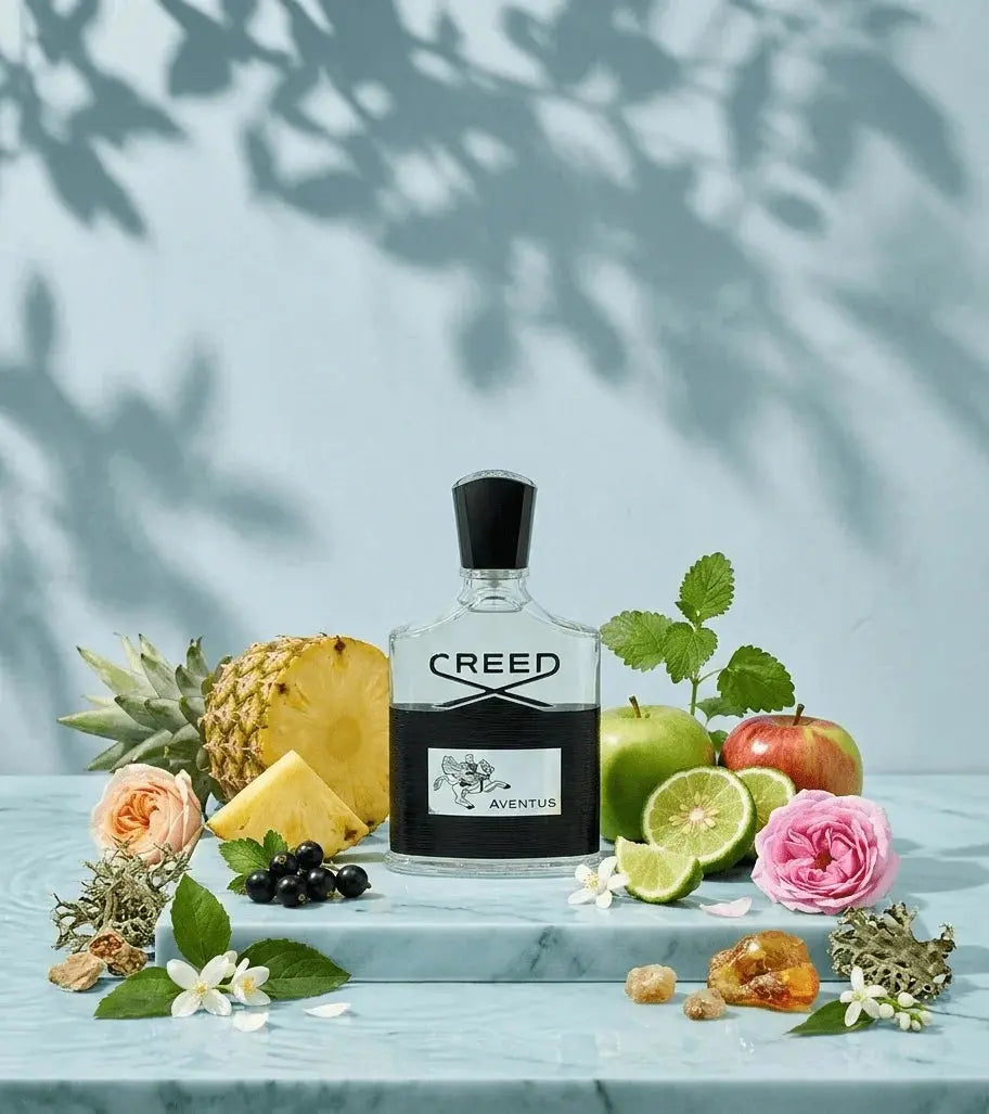 Zambeel Creed Aventus Eau De Parfum for Men in 100ml bottle, showcasing sleek packaging and brand label.